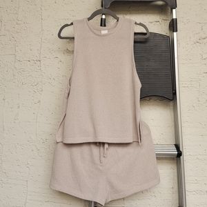 H&M knit set-up - S size - beige